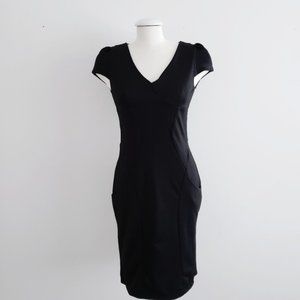 WIPD Black Wiggle Dress With Pockets